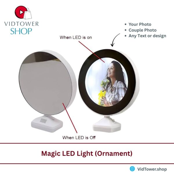 Custom Magic LED Light with Personalized Photo or Design