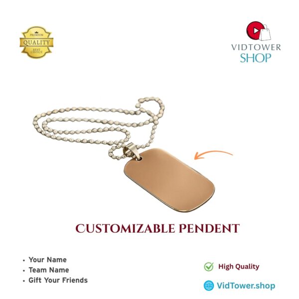 Customizable Pendant - Premium Quality Best Choice for Gifts